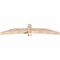 Ekena Millwork Bellingham Smooth Timber Gable Bracket, Douglas Fir, 84"W x 17"H x 5 1/2"D x 5 1/2"F, 5/12 Pitch GBW084X17X0606BEL00SDF - alternate 4